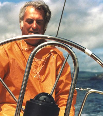 Wyn segelt in Irland, 1989